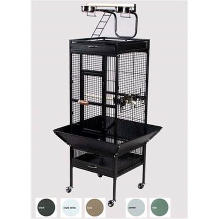 Bpf 18 in. x 18 in. x 57 in. Wrought Iron Select Cage - Black BP117499
